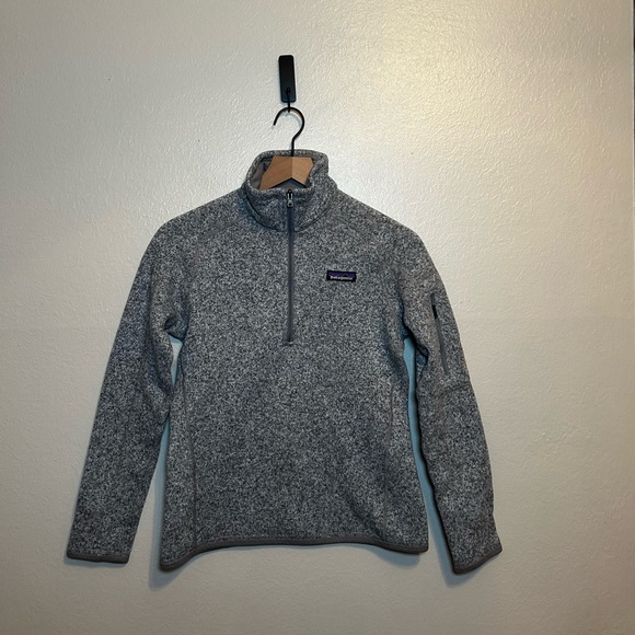 Patagonia Women's Better Sweater® 1/4-Zip Fleece in Birch White - Picture 2 of 6